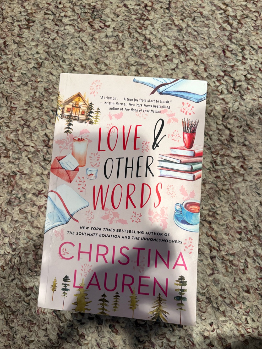 Christina Lauren’s "Love & Other Words" Paperback - Pink